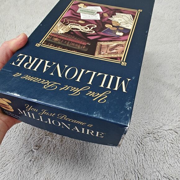 Vintage You Just Became A Millionaire Game Hasbro 1999 Full Complete - Picture 3 of 5